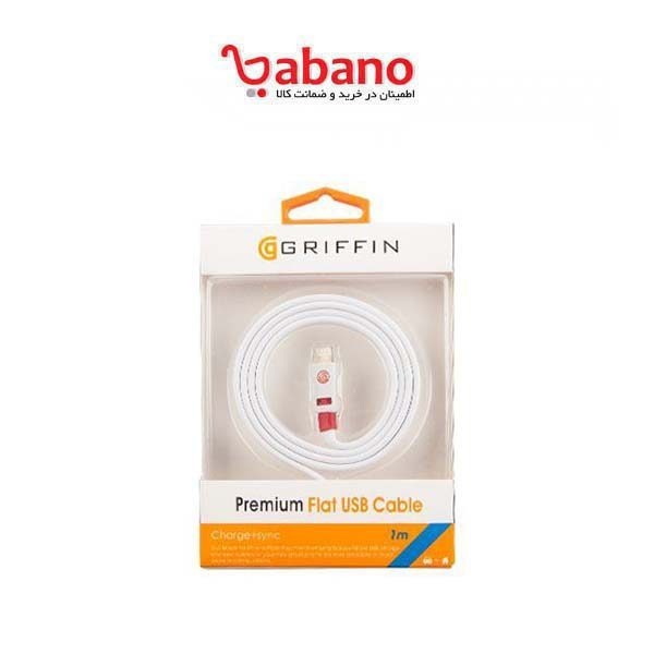 کابل شارژر 1 متری Griffin Premium Flat USB Cable