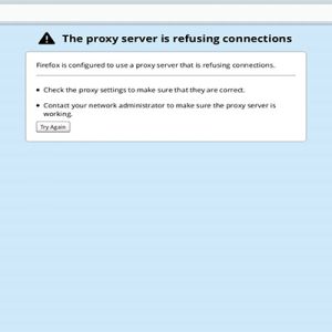 خطا Proxy Server Is Refusing Connections چیست؟