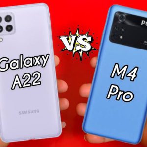 مقایسه گوشی galaxy a 22 و Poco M4 Pro از نظر قدرت سخت افزاری: باتری